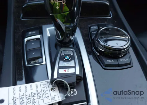 2014 BMW 750I из США, поврежденный, VIN WBAYA8C53ED825338